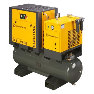 Винтовой компрессор на ресивере с осушителем ET SL 7,5-10-250 D VS PM ES (IP23)