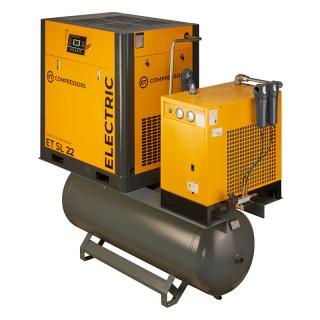 Винтовой компрессор на ресивере с осушителем ET SL 22-10-500 D VS PM ES (IP23)
