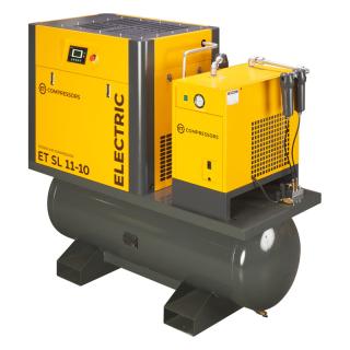 Винтовой компрессор с ресивером и осушителем ET SL 11-10-410 ES (IP55)