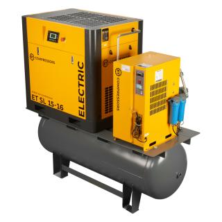 Винтовой компрессор на ресивере с осушителем ET SL 15-16-500 ES (IP55)